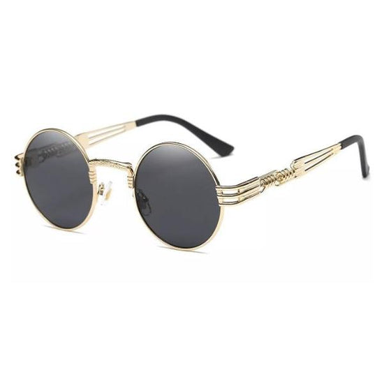 EPOCA RETRO CLEAR GREEN LENS SUNGLASSES