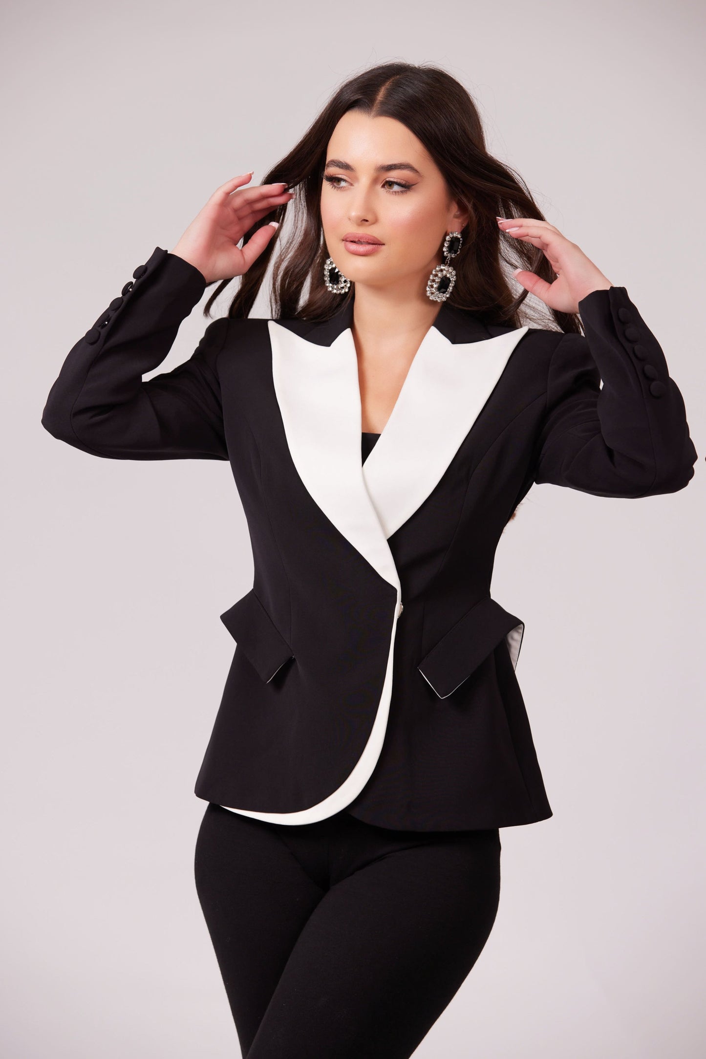 ELZA TWO TONE BLAZER