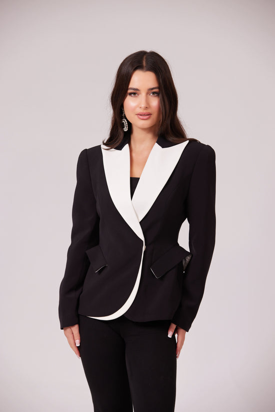 ELZA TWO TONE BLAZER