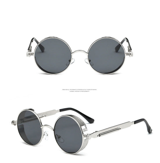 COSMO COVER  BLACK WITH SILVER FRAME SUNGLASSES