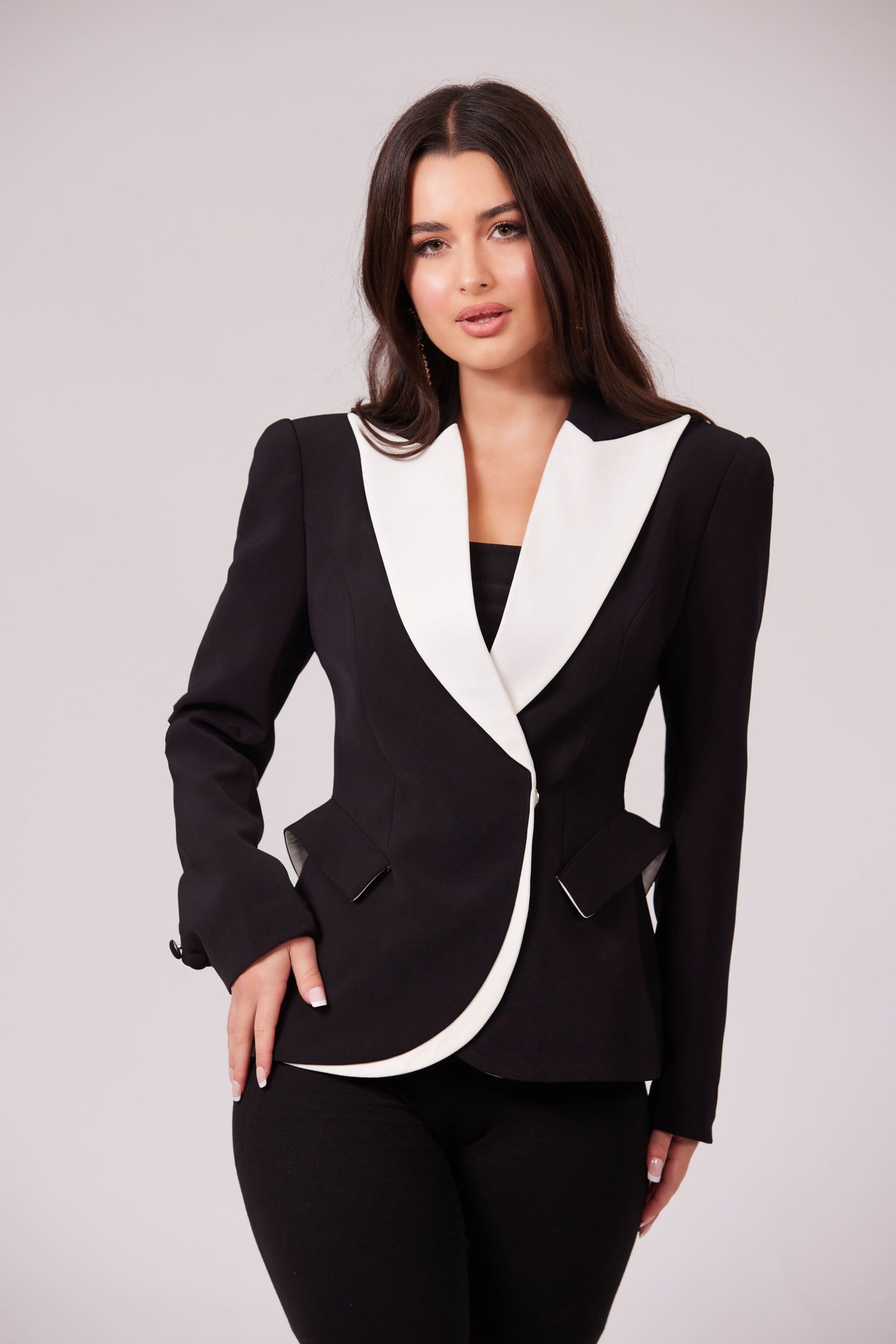 ELZA TWO TONE BLAZER