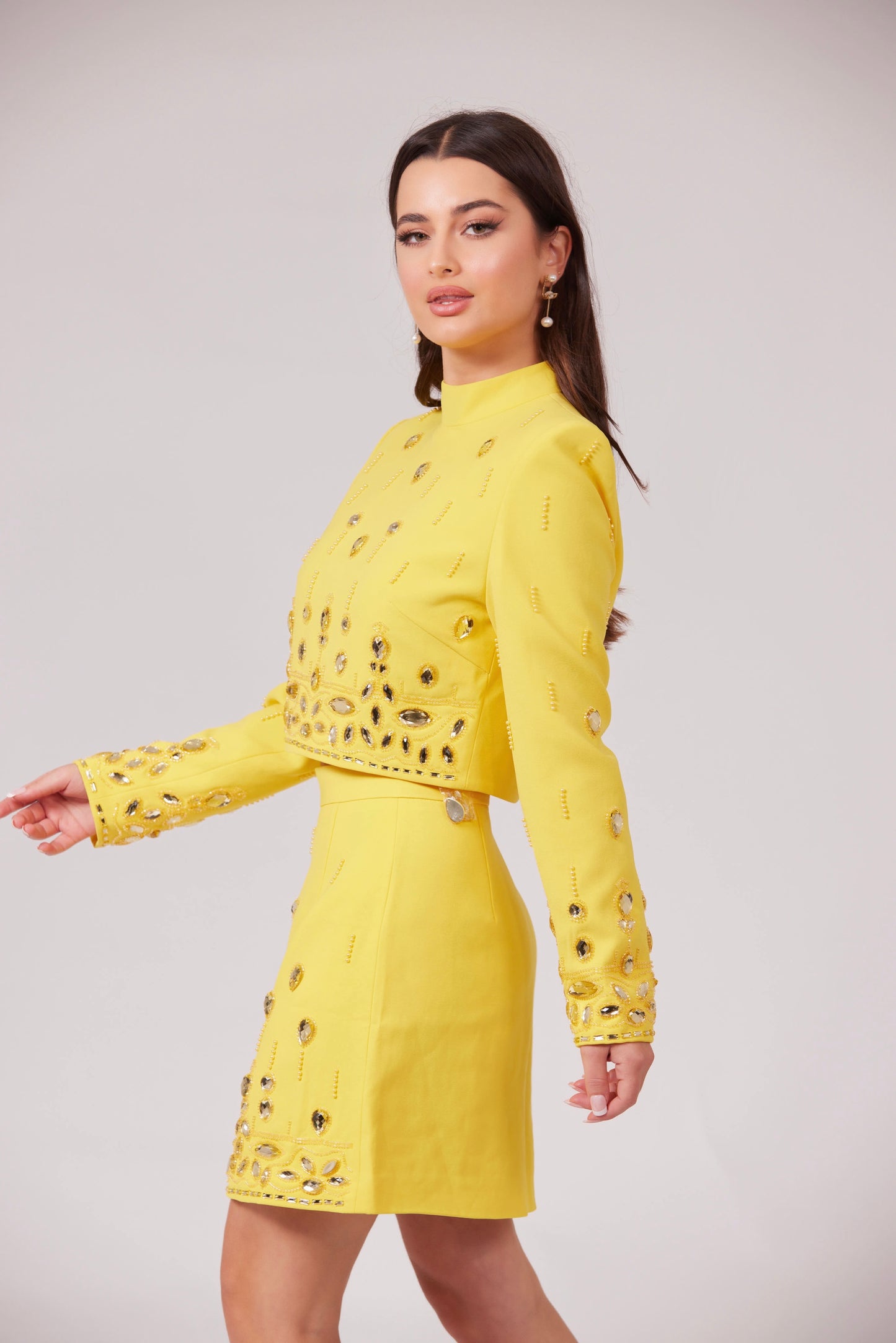 GHRIAN YELLOW TWO PIECES SET