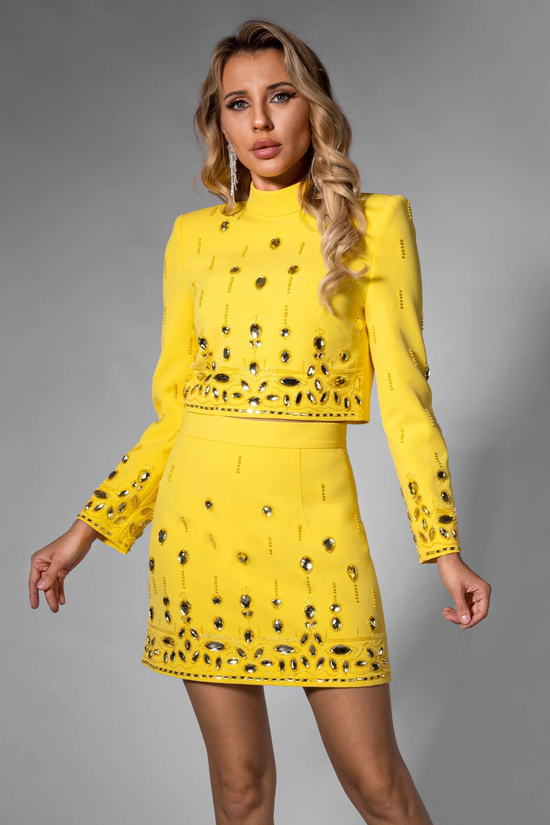 GHRIAN YELLOW TWO PIECES SET