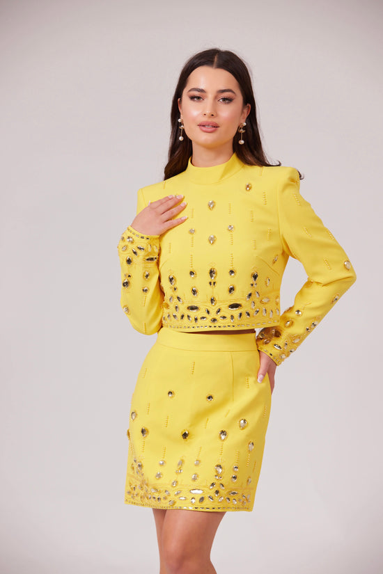 GHRIAN YELLOW TWO PIECES SET