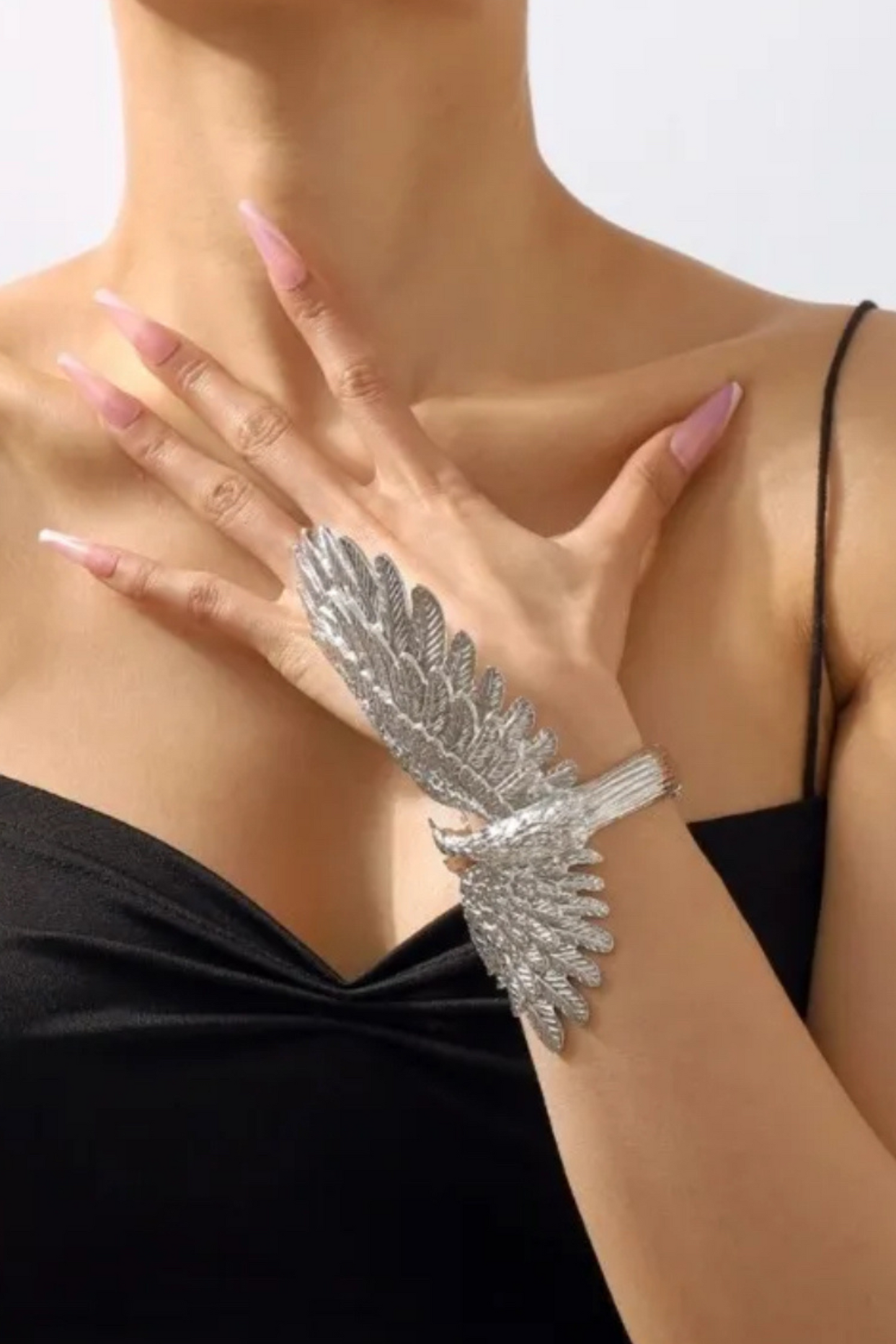 Silver wrist sales cuff bracelet