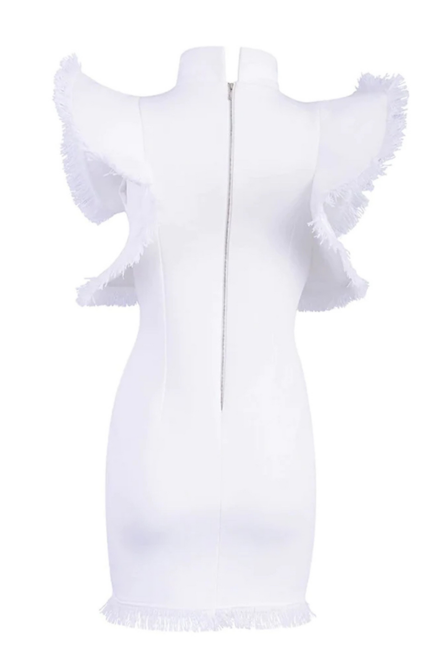 SAVANAH WHITE BODYCON DRESS
