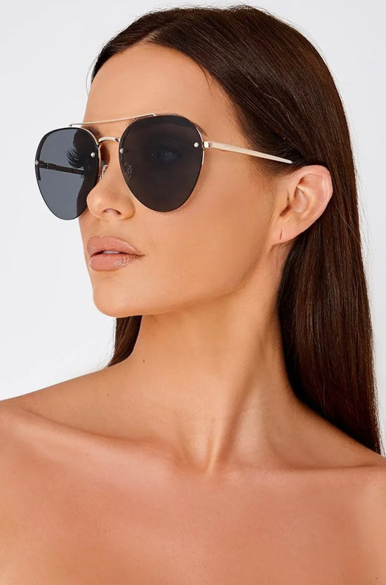 Angled Acetate Sunglasses - Black | Filippa K